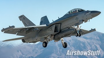 EA-18G Growler Demo - Nellis AFB Airshow 2022
