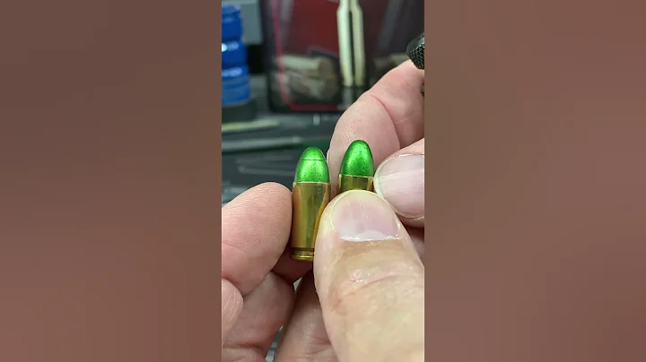 Improving 9mm 124gr lead cast bullet seating marks  DIY  #shorts