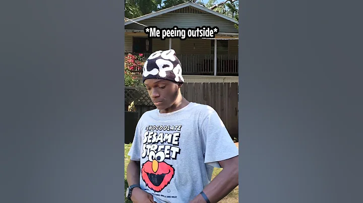 When you pee outside😂 #shorts #relatable #funny