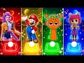KPOP DEMON HUNTERS 🆚 SUPER MARIO 🆚 SPRUNKI 🆚 D BILLIONS | Epic 🎶 Tiles Hop EDM Rush 🎵🔥