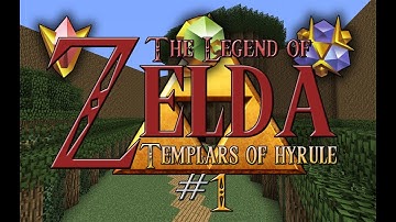 Minecraft: Templars of Hyrule Part 1 (Multiplayer Adventure Map) - I AM THE LINK NOW!