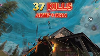 SOLO VS SQUAD WITH 37KILLS USING AK117 + KRM FULL GAMEPLAY CODM BATTLE ROYALE Resimi