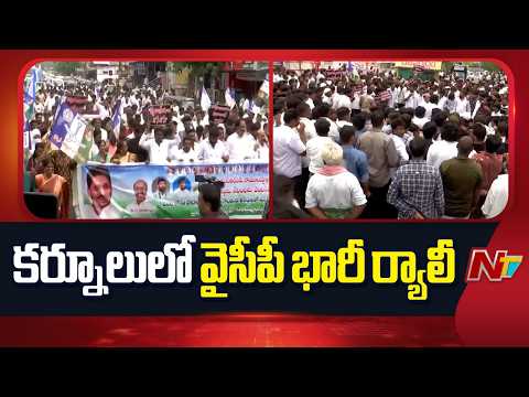 YSRCP: కర్నూలులో వైసీపీ భారీ ర్యాలీ | Kurnool | NTV Telugu - NTVTELUGU