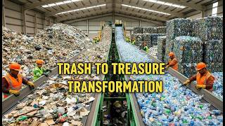 How Millions of Plastic Bottles Are Recycled from Plastic Waste – Inside a Modern Plastic Recycling