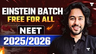 Free YouTube Batch 🔥 | NEET 2025/2026 | Einstein Batch | Score 180/180 NEET Physics | Kshitiz Kanik