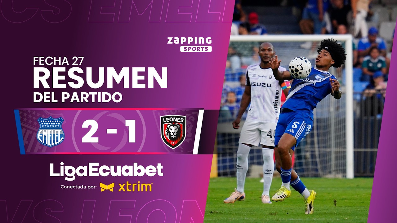 CS Emelec 2 - 1 Leones FC / Fecha 27 / Liga Ecuabet conectada por Xtrim2026