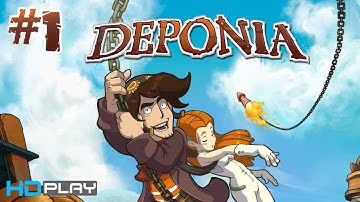 Deponia Walkthrough - PART 1 | Pack Your Stuff
