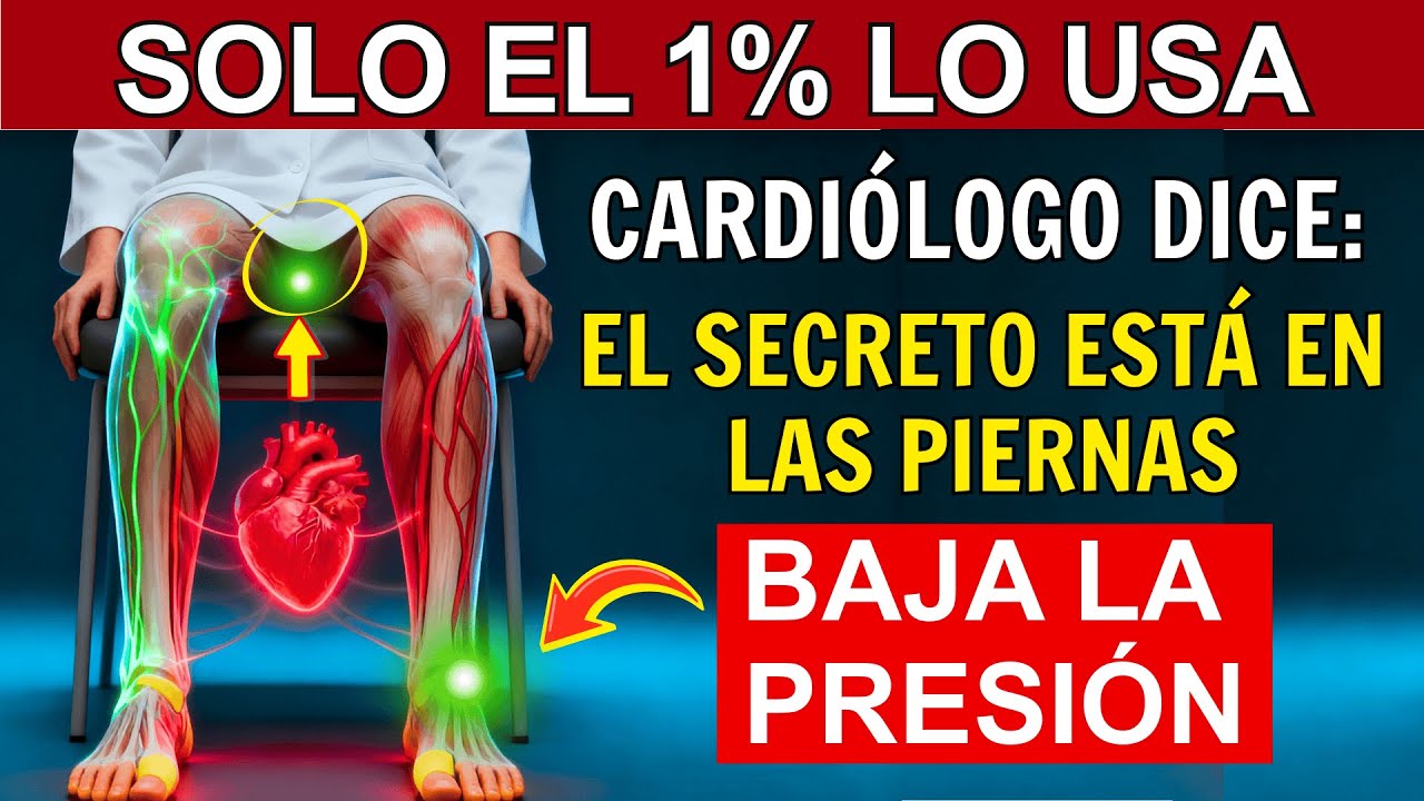 El Secreto Está en tus PIERNAS: Cómo Bajar la Presión en Casa de Forma SIMPLE | Consejos de Salud