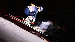 Skiing The World’s Hardest Ski Run In The Dark | Lindsey Vonn Resimi