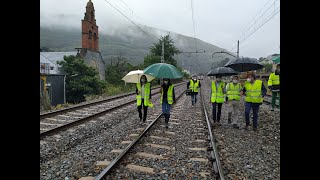 La presidenta del Adif visita Sobradelo