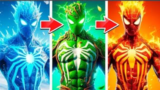 🕷️🔥 GTA 5 - Upgrading to ELEMENTAL SPIDER-MAN! (Fire, Water, Earth &amp; Air