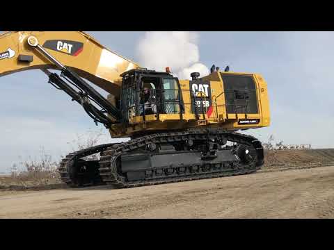 Caterpillar 6015B Excavator Fitting The Bucket And The First Loads - Sotiriadis Brothers