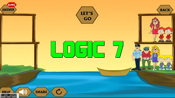 River Crossing IQ Game - Logic 7