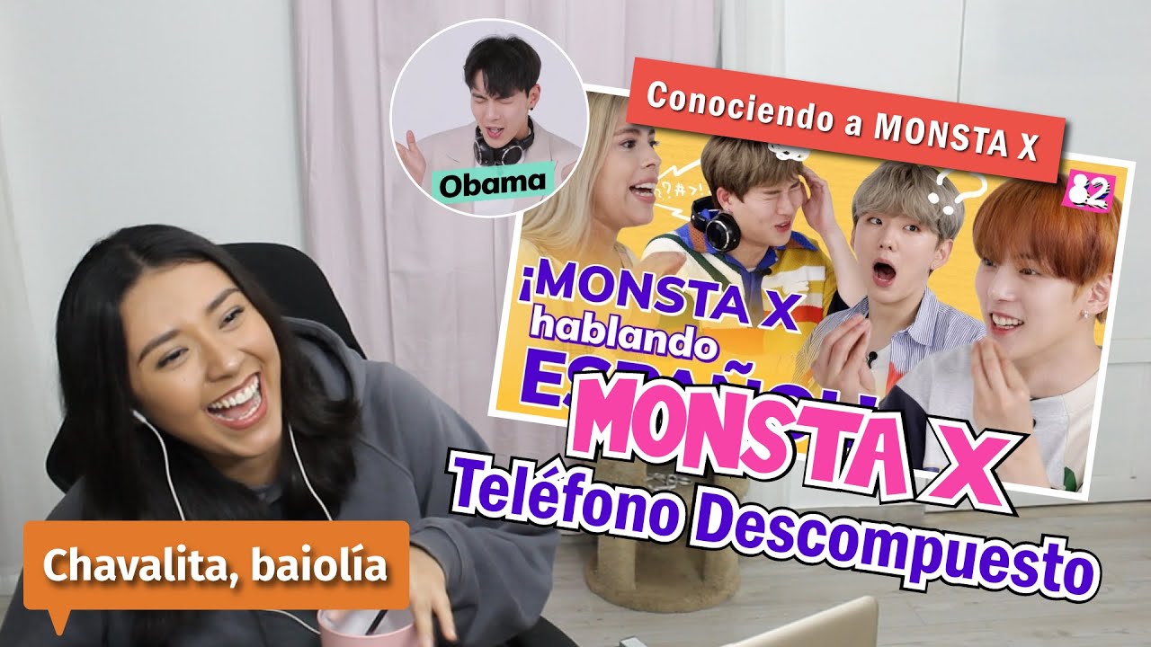 [REACCIÓN] MONSTA X - Teléfono Descompuesto | ¡Me encantan! 😂