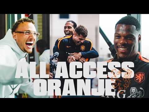 GOOD VIBES in the TEAM HOTEL! 😍🧡 FOOT GOLF with VIRGIL ⛳ & DANCING DENZEL! 🕺 | ALL ACCESS ORANJE 🎥🦁