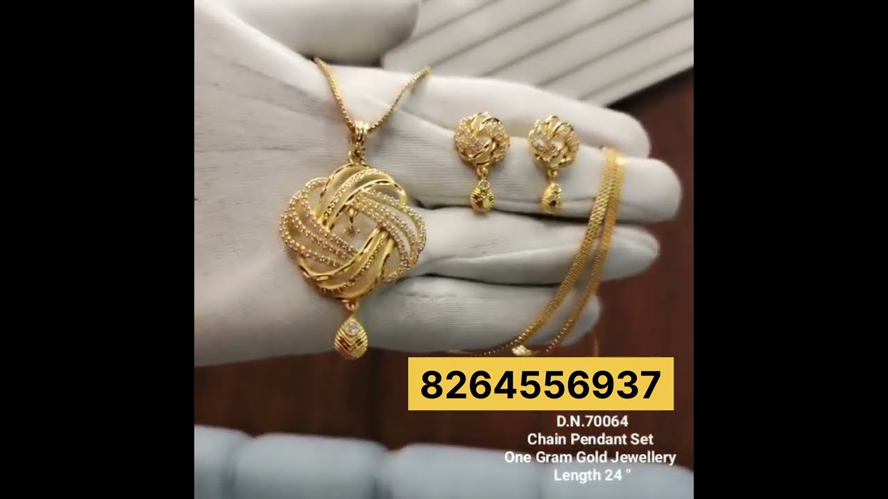 #daily wear chain locket collection#wholesale price mein#gold plated#superhit collection