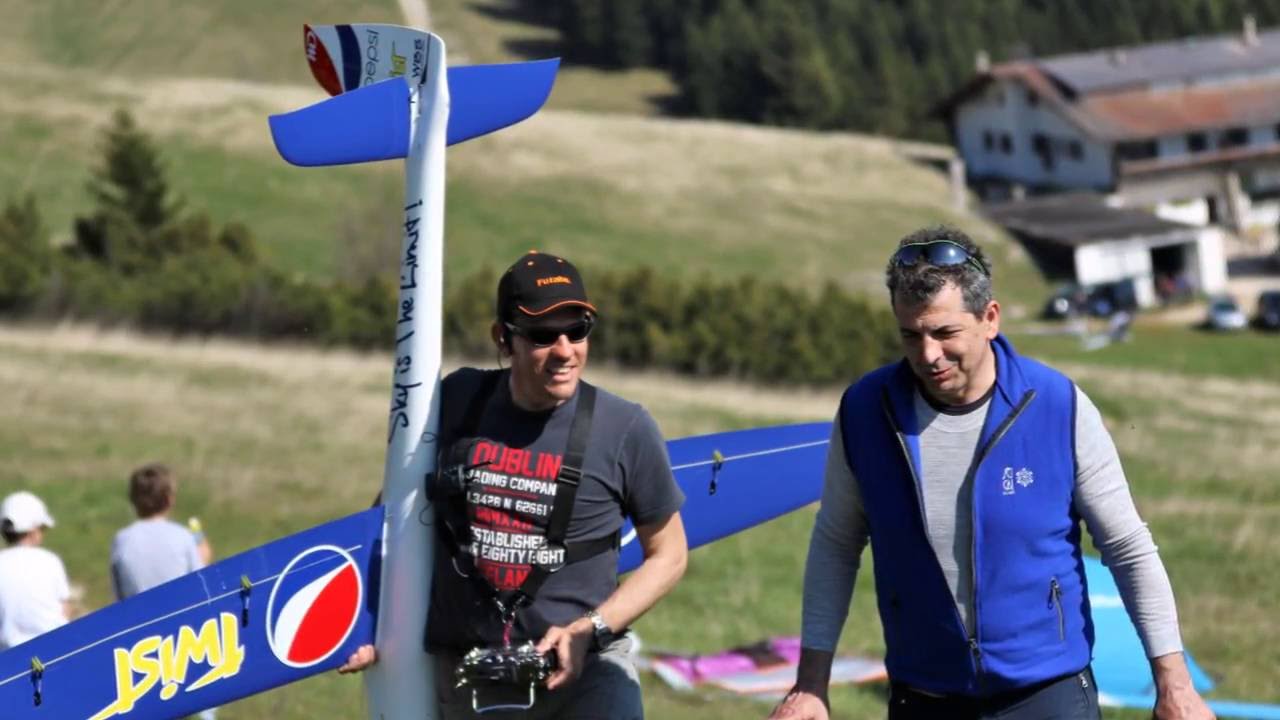 Filmato Folgaria slope soaring RC training days May 2016