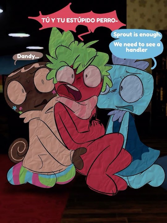 Dandy's World Sweet Blood Comic Dub || Parts 2 & 3 || #shorts #dandysworld #comicdub