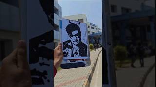 dboss drawing at NIE College #kannada #engineering #dboss #nie #niemysore #mysore #artist #viral