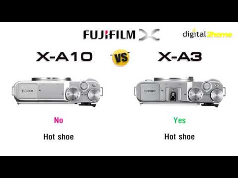 FujiFilm X-A10 vs FujiFilm X-A3
