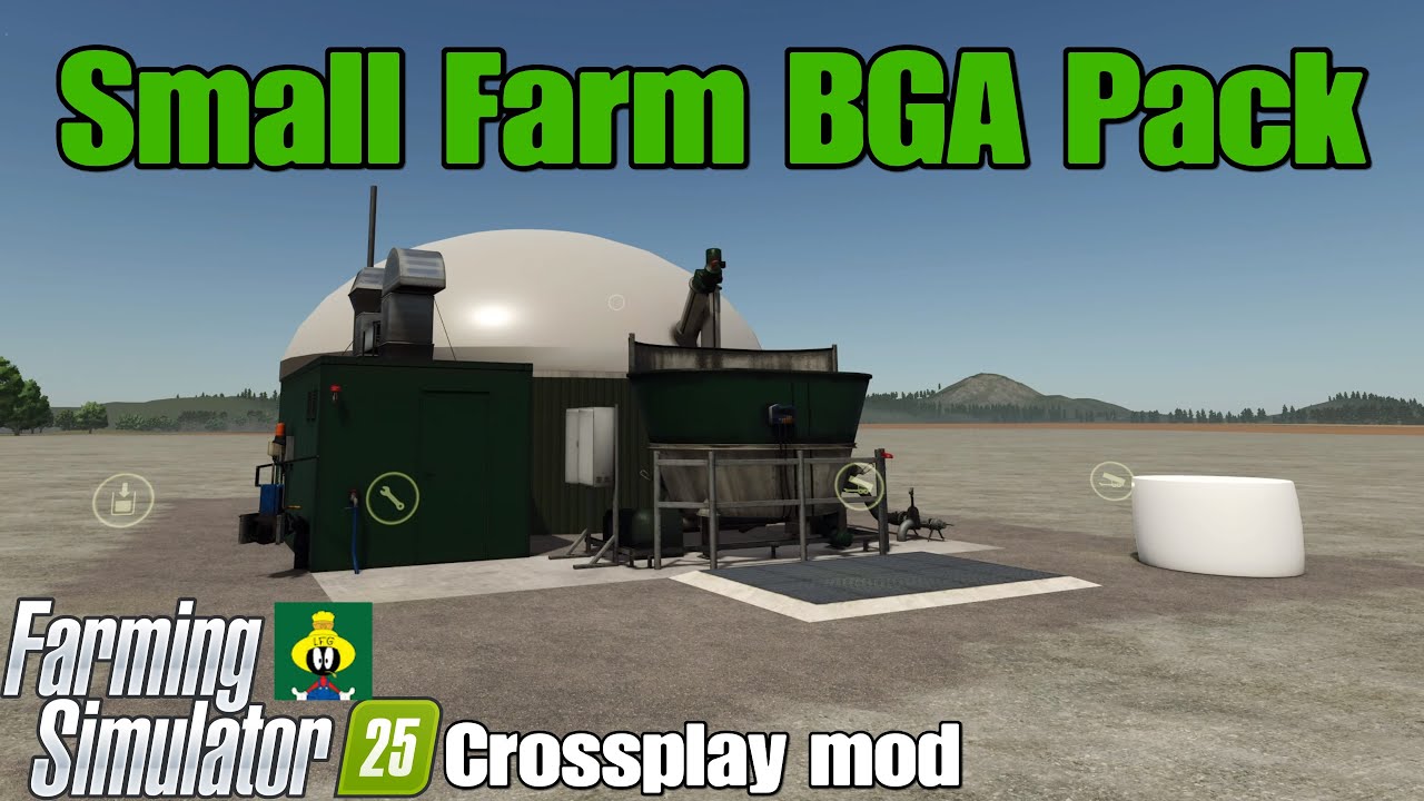 Пакет для малой фермы с биогазовой установкой / мод для кроссплатформенной игры FS25