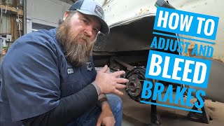 How to adjust and bleed the brakes on your c10 squarebody.#brakejob #dailydriver #makeitstop