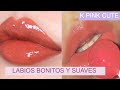 COMO TENER LABIOS BONITOS ROSAS Y SUAVES  👄