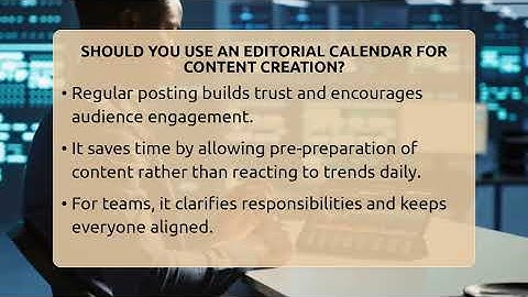 Should You Use An Editorial Calendar For Content Creation? - Everyday-Networking