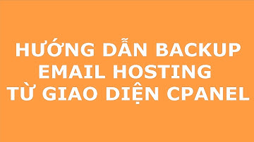 VinaHost.vn | Hướng dẫn backup email hosting từ giao diện cPanel