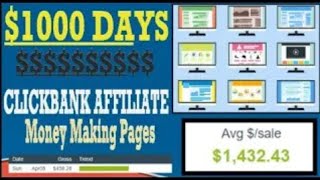 How To Make Clickbank Affiliate Money -  Earn Clickbank Affiliate Commissions Online