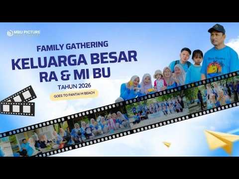 FAMILY GATHERING KELUARGA BESAR RA & MI BUSTANUL ‘ULUM JAYASAKTI. GOES TO PANTAI M BEACH KALIANDA