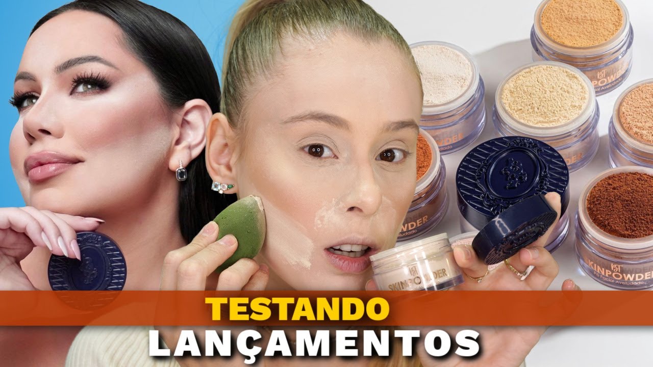 TESTANDO LANÇAMENTOS PÓ BRUNA TAVARES, VIZZELA