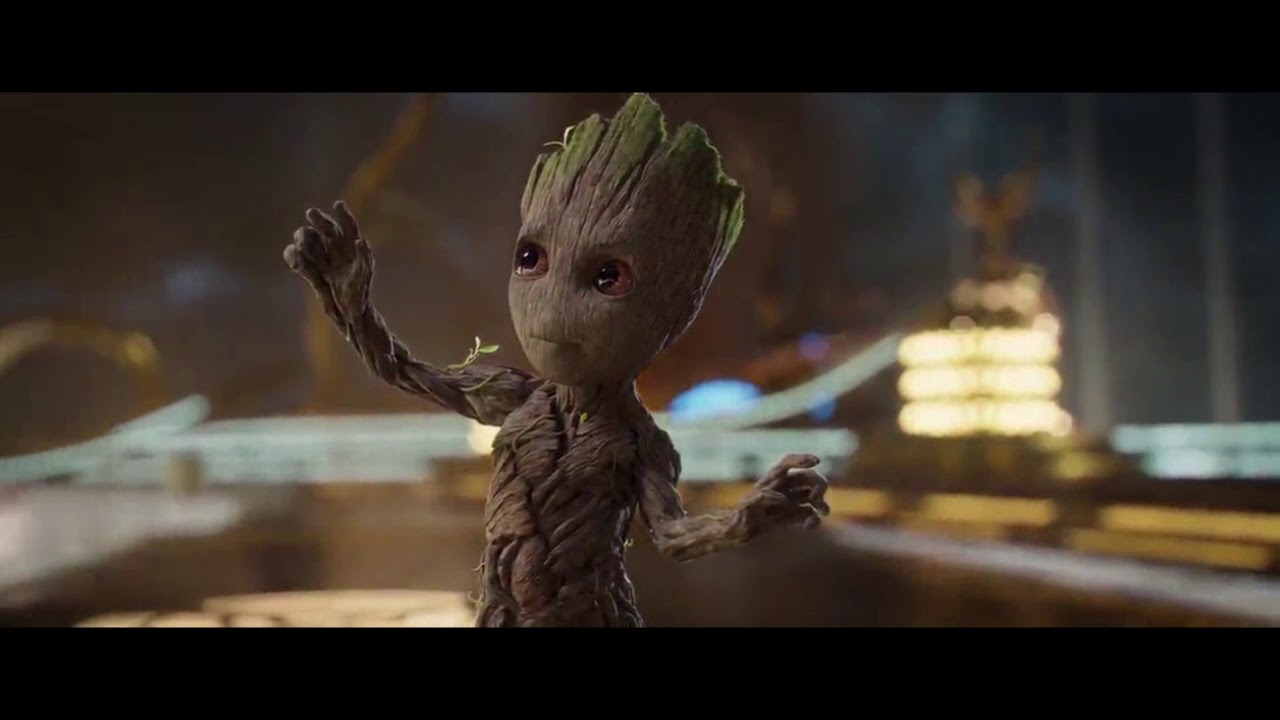 Dance De Groot Mr Blue Sky Les Gardiens De La Galaxie Youtube Les Gardiens De La Galaxie Bebe Groot Galaxie