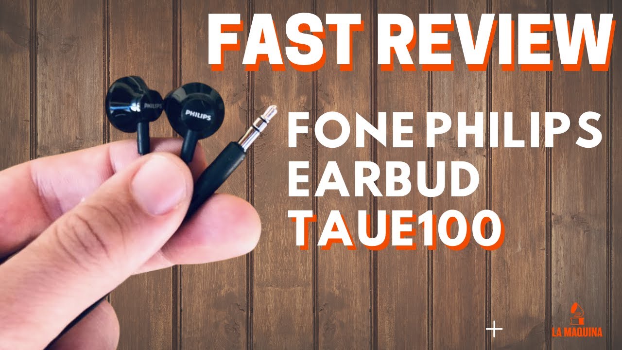 Fone Philips TAUE100 Earbud Melhor custo beneficio da categoria!!