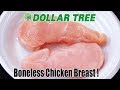 WHO KNEW......Dollar Tree Sells BONELESS Chicken Breast?!? - WHAT ARE WE EATING - The Wolfe Pit