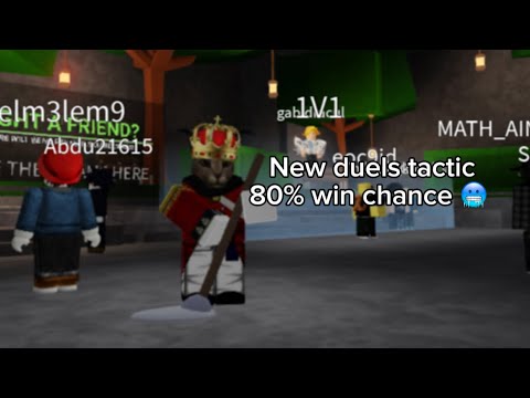A new duels tactic that may help you in tsb duels - YouTube