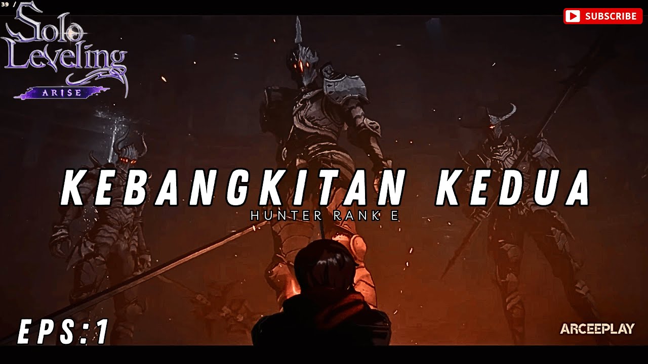 Второе пробуждение становится сильнее - Solo Leveling Area Story Gameplay на индонезийском языке