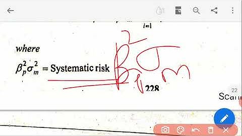 Portfolio Risk and Return under Single Index Model
