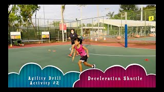 #LearnNetball: Agility Drill | Acceleration & Deceleration