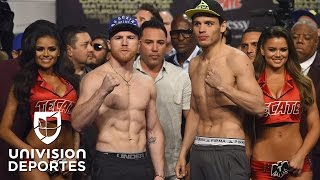 Famous Tied on the scales: Chávez Jr. and Canelo weighed the same. Wealth