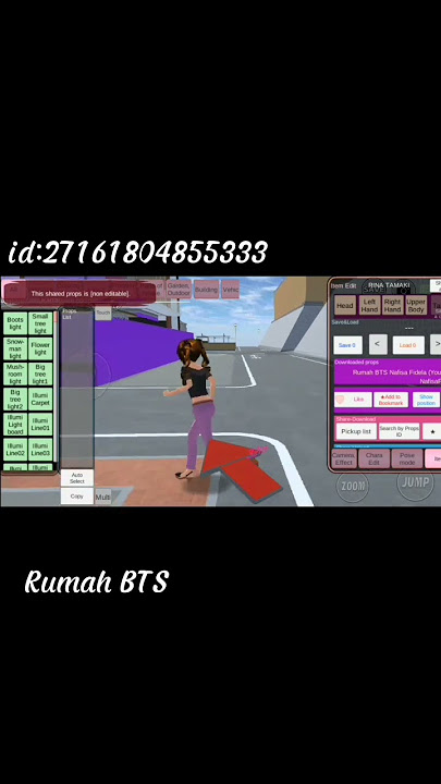ID Sakura School Simulator Rumah BTS