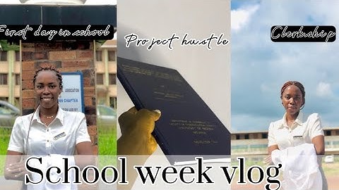 UNN FINALS #6; FINAL SEMESTER IN UNI || Lectures+Clinical clerkship+Clearance hustle+CONCERT 🎉😂