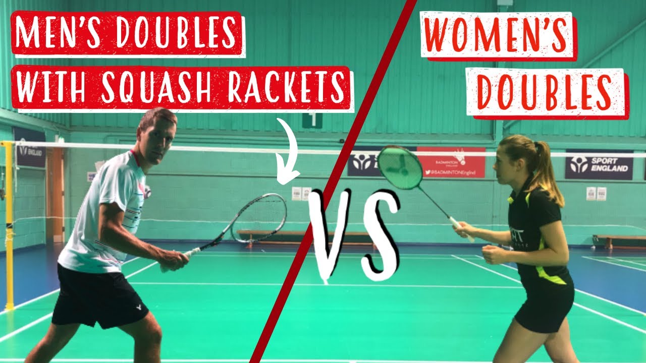 Men's Doubles With SQUASH RACKETS vs Women's Doubles - Who Will Win?! -  YouTube