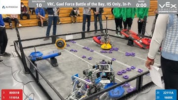 80001B 11101A vs 22111A 1669X | BotB Q10 Vex Tipping Point