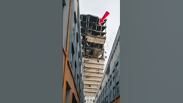 This Entire Building Collapsed in One Sudden Fall! 💥😱 | #shorts