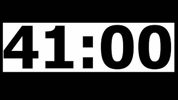 41 Minute Countdown Timer with Alarm