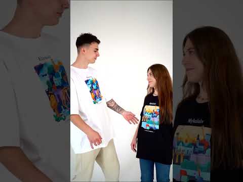 Футболка з принтом Херсон, чоловіча, біла, Малюнки, видео 2