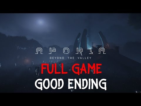 Aporia: Beyond the Valley Full Game & GOOD ENDING Walkthrough Gameplay (ALL Collectibles)