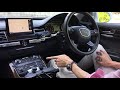 Audi A8(D4) センターコンソール周りの操作