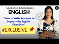 HOW TO WRITE ANSWERS TO IMPRESS THE ENGLISH EXAMINER | ENGLISH |  SEM-6&amp;4 | O.U | @shivanipallela 